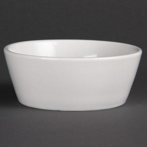 Olympia Whiteware Sloping Edge Bowls 120mm (Pack of 12) (U163)