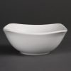 Olympia Whiteware Rounded Square Bowls 140mm (Pack of 12) (U173)