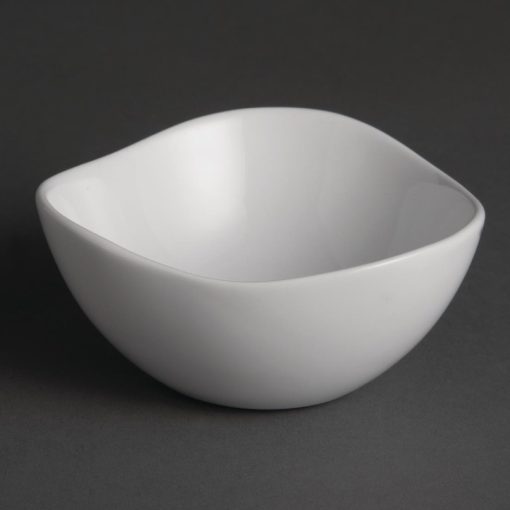 Olympia Whiteware Wavy Bowls 105mm (Pack of 12) (U185)