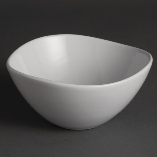 Olympia Whiteware Wavy Bowls 150mm (Pack of 12) (U187)