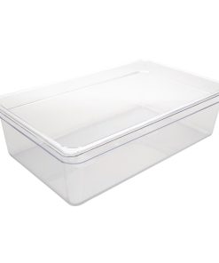 Vogue Polycarbonate 1/1 Gastronorm Container 150mm Clear (U226)