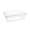 Vogue Polycarbonate 1/2 Gastronorm Container 100mm Clear (U229)