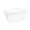 Vogue Polycarbonate 1/2 Gastronorm Container 150mm Clear (U230)