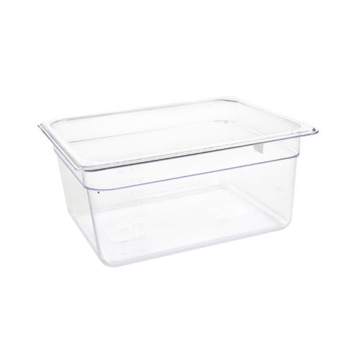 Vogue Polycarbonate 1/2 Gastronorm Container 150mm Clear (U230)