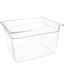 Vogue Polycarbonate 1/2 Gastronorm Container 200mm Clear (U231)