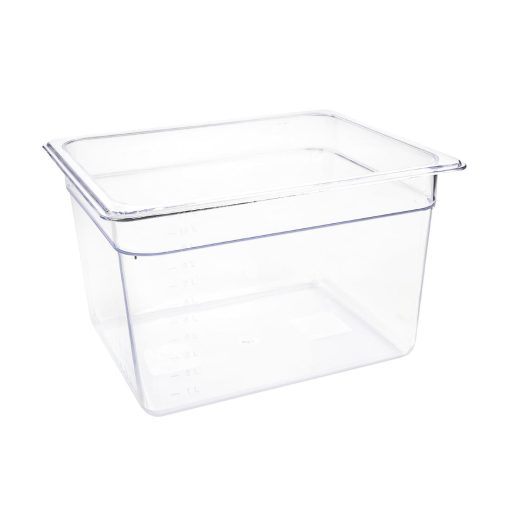 Vogue Polycarbonate 1/2 Gastronorm Container 200mm Clear (U231)