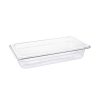 Vogue Polycarbonate 1/3 Gastronorm Container 65mm Clear (U232)