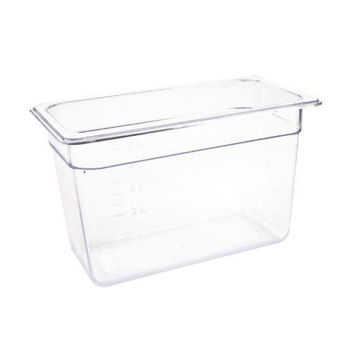 Vogue Polycarbonate 1/3 Gastronorm Container 200mm Clear (U235)
