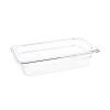 Vogue Polycarbonate 1/4 Gastronorm Container 65mm Clear (U236)