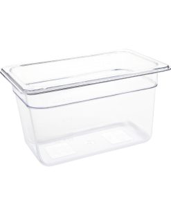 Vogue Polycarbonate 1/4 Gastronorm Container 150mm Clear (U238)
