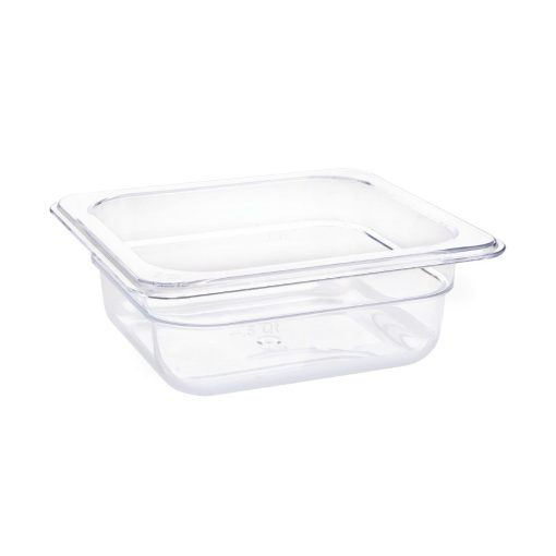 Vogue Polycarbonate 1/6 Gastronorm Container 65mm Clear (U239)