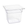 Vogue Polycarbonate 1/6 Gastronorm Container 150mm Clear (U241)