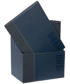 Securit Contemporary Menu Covers and Storage Box A4 Blue (Pack of 20) (U270)