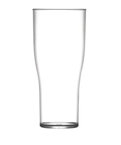 BBP Polycarbonate Nucleated Pint Glasses CE Marked (Pack of 48) (U403)