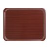 Cambro Capri Laminate Canteen Tray Mahogany 460mm (U417)