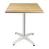 Bolero Ash Top Table Square 600mm (Single) (U430)