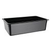 Vogue Polycarbonate 1/1 Gastronorm Container 150mm Black (U456)
