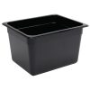 Vogue Polycarbonate 1/2 Gastronorm Container 200mm Black (U461)