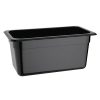 Vogue Polycarbonate 1/3 Gastronorm Container 150mm Black (U464)