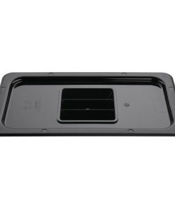 Vogue Polycarbonate 1/3 Gastronorm Lid Black (U476)