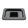 Vogue Polycarbonate 1/6 Gastronorm Lid Black (U478)