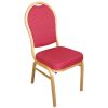 Bolero Arched Back Banquet Chairs Red & Gold (Pack of 4) (U525)
