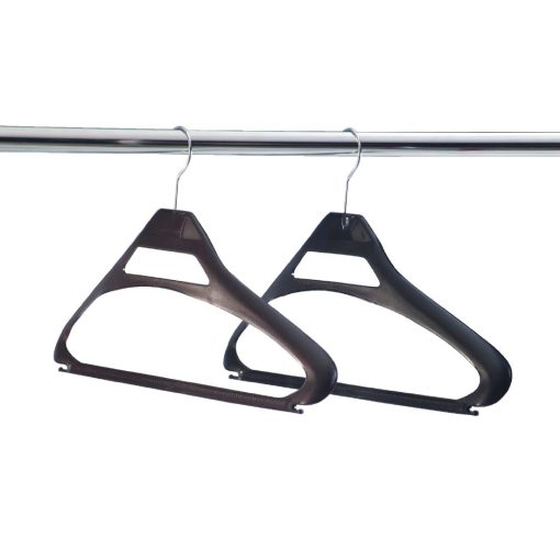 Black Polypropylene Hangers (Pack of 100) (U599)