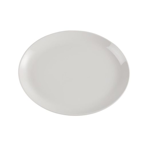Churchill Plain Whiteware Oval Plates 340mm (Pack of 12) (U718)