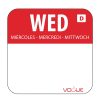 Dissolvable Food Rotation Labels Wednesday (Pack of 1000) (U779)