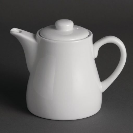 Olympia Whiteware Teapots 483ml (Pack of 4) (U822)