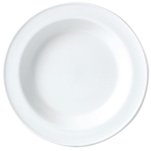 Steelite Simplicity White Soup Plates 215mm (Pack of 24) (V0089)