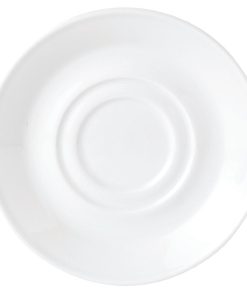 Steelite Simplicity White Low Cup Saucers 165mm (Pack of 36) (V0097)