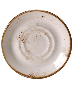 Steelite Craft White Stand and Saucer Double Well Large (Pack of 36) (V535)