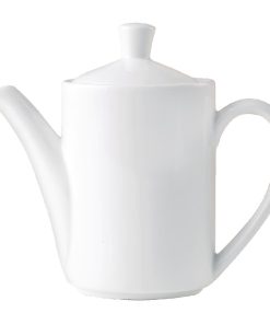 Steelite Monaco White Vogue Coffee Pots 312ml (Pack of 6) (V7435)
