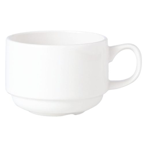 Steelite Simplicity White Stacking Espresso Cups 100ml (Pack of 12) (V7658)