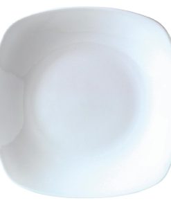 Steelite Quadro White Square Plates 180mm (Pack of 36) (V9402)