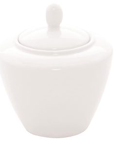 Steelite Simplicity White Covered Sugar Bowls (Pack of 6) (V9493)