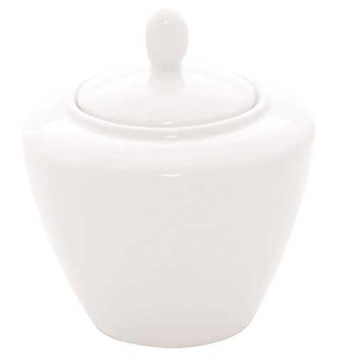 Steelite Simplicity White Covered Sugar Bowls (Pack of 6) (V9493)