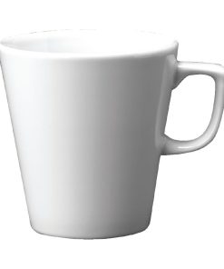 Churchill Plain Whiteware Cafe Latte Mugs 340ml (Pack of 12) (W002)