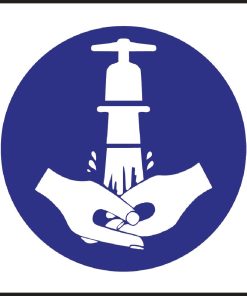 Wash Hands Symbol Sign (W214)