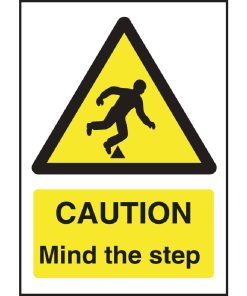Caution Mind The Step Sign (W290)
