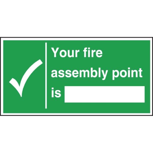 Fire Assembly Point Sign (W312)