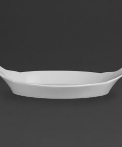 Olympia Whiteware Oval Eared Dishes 360x 199mm (Pack of 6) (W415)