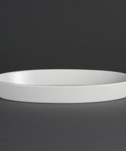 Olympia Whiteware Oval Sole Dishes 330x 180mm (Pack of 6) (W422)