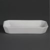 Olympia Whiteware Oblong Hors d'Oeuvre Dishes 235x 122mm (Pack of 6) (W438)