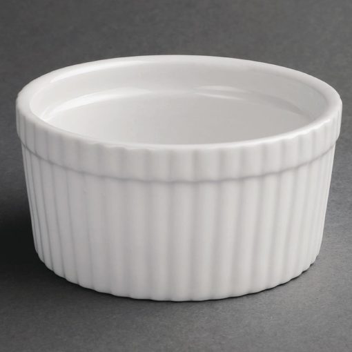 Olympia Whiteware Souffle Dishes 128mm (Pack of 6) (W446)