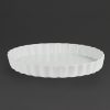 Olympia Whiteware Flan Dishes 265mm (Pack of 6) (W449)