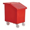 Mobile Ingredient Bin 90Ltr Red (W784)