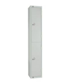 Elite Double Door Manual Combination Locker Locker Grey with Sloping Top (W930-CLS)