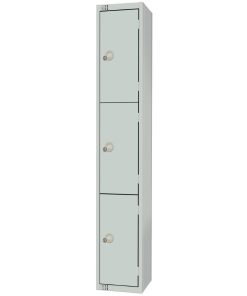Elite Three Door Manual Combination Locker Locker Grey (W931-CL)